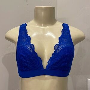 Victoria’s Secret pink lace plunge bralette size medium